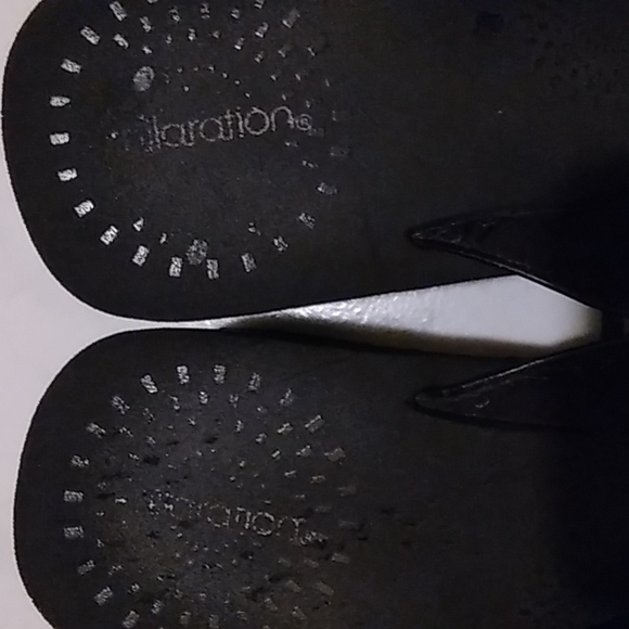 ! Xhileration flip flops sequins and a small lift black - Picture 5 of 8